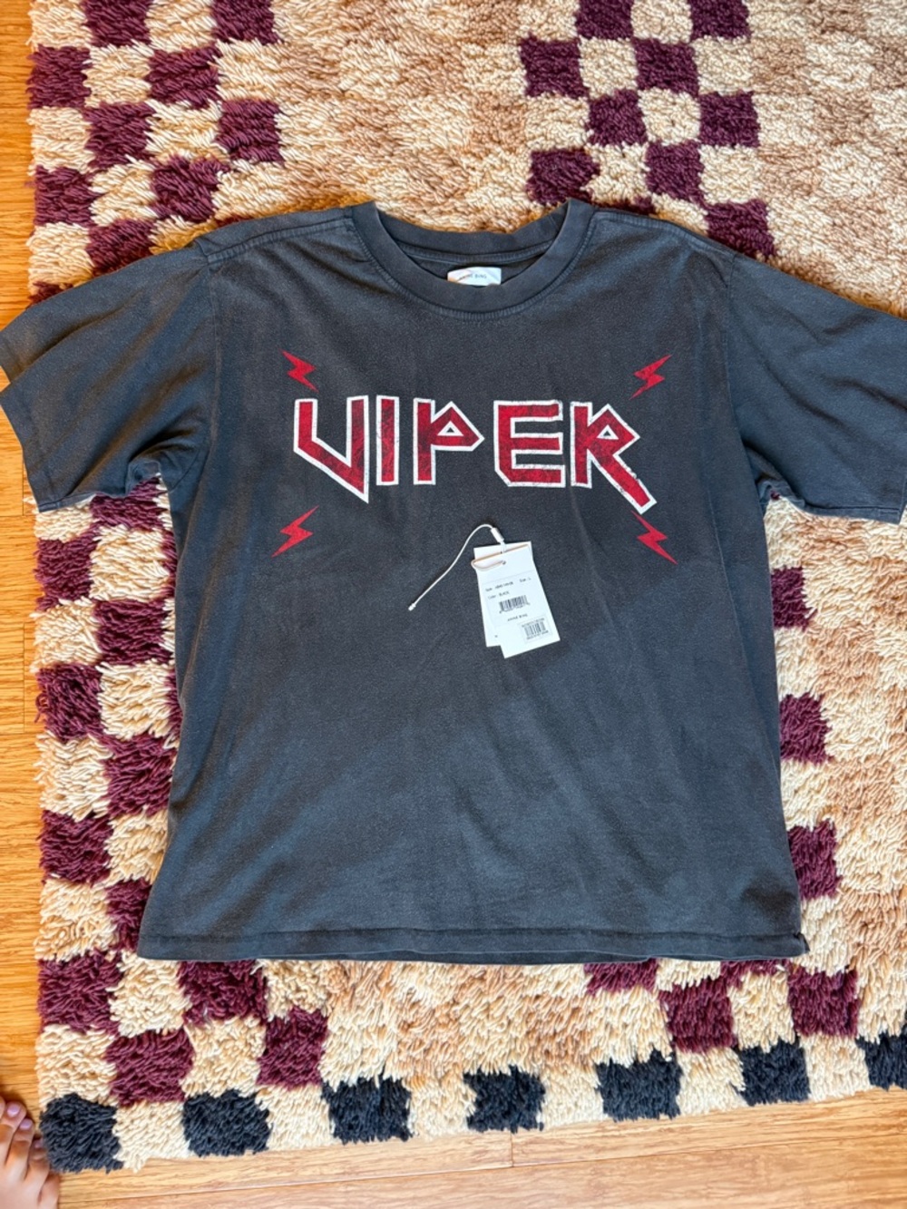 Anine Bing Viper Venom Tee, sz L